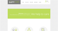 Desktop Screenshot of ipso-ecare.com